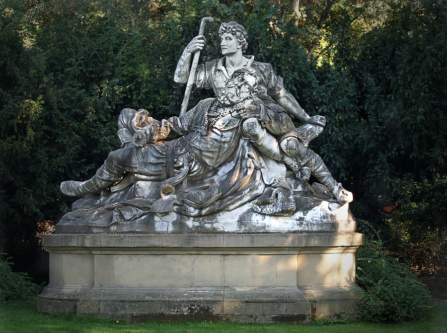 "Der reichste Fürst....." im Stuttgarter Schloßgarten