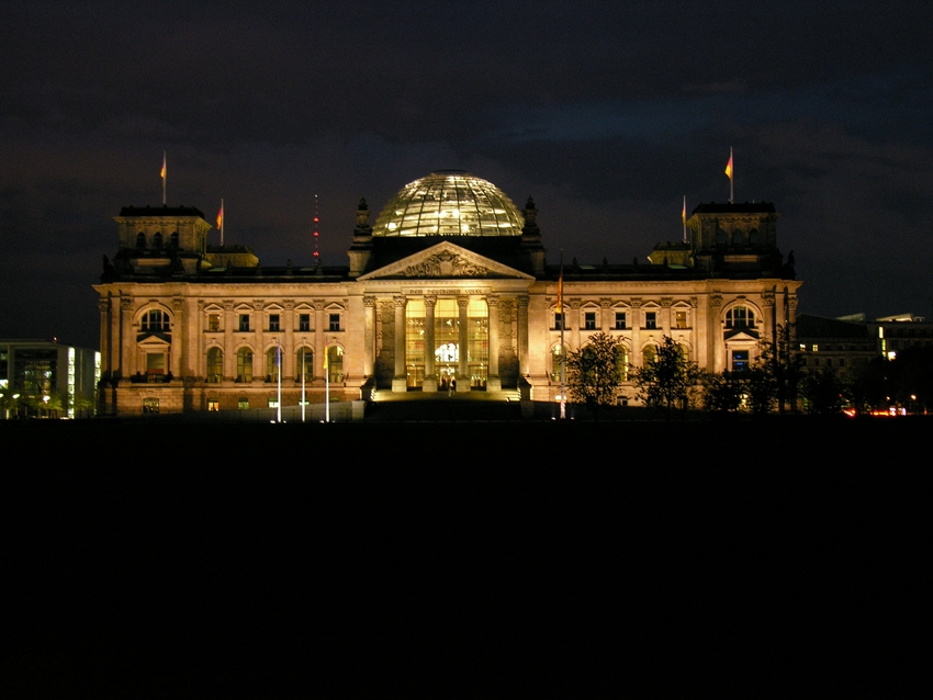 Der Reichtstag am Abend