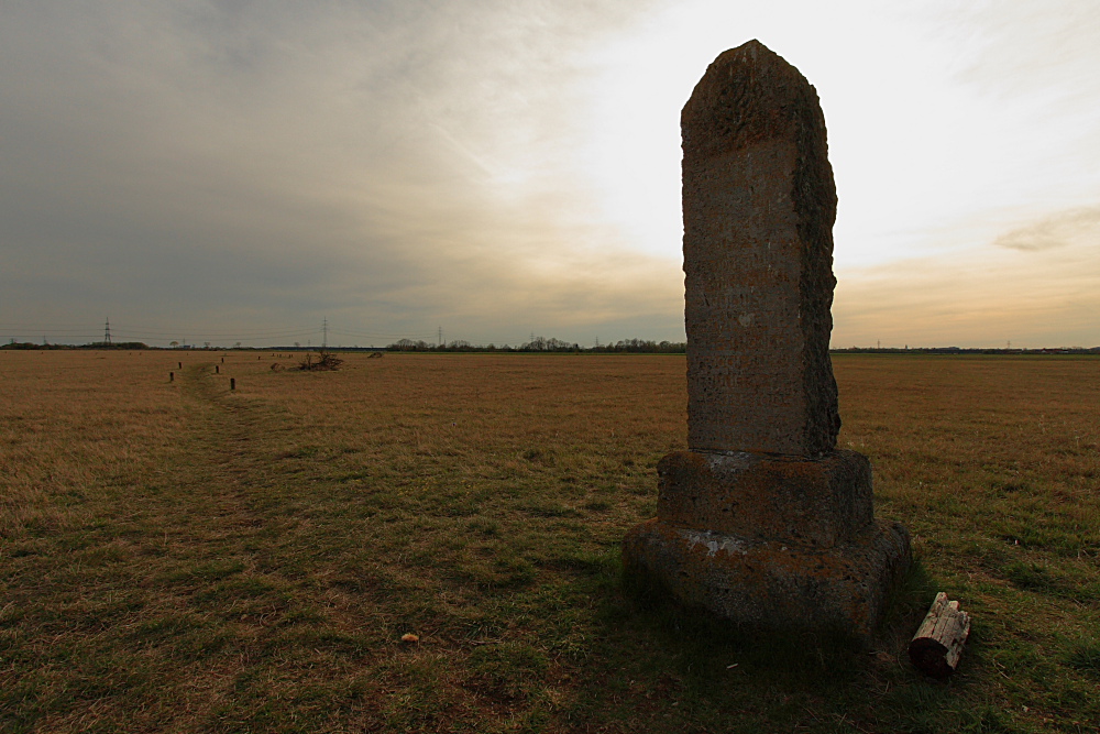 Der Reiterstein in der Garchinger Heide