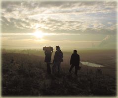 Der Reiz einer einsamen November Landschaft