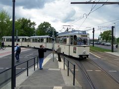 Der Rekozug verlässt die Wendeschleife