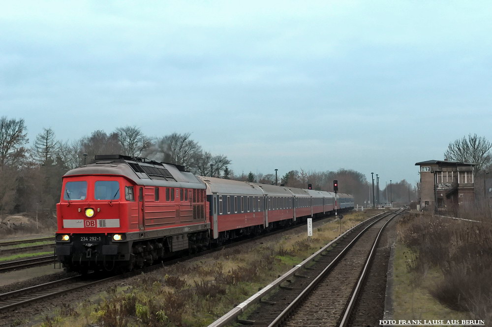 Der Rennrusse 234 292-1 mit D 245 Berlin - Moskau