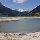 der Reschensee ohne Kirchturm