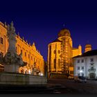 Der Residenzplatz von Passau bei Nacht