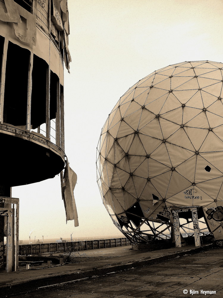 Der Rest der Radar-Station am Teufelsberg