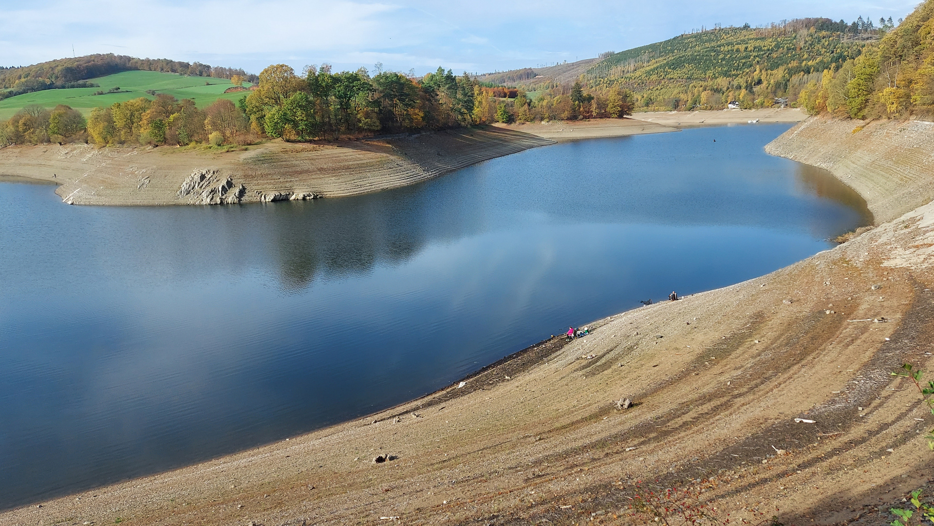 Der Rest vom Diemelsee