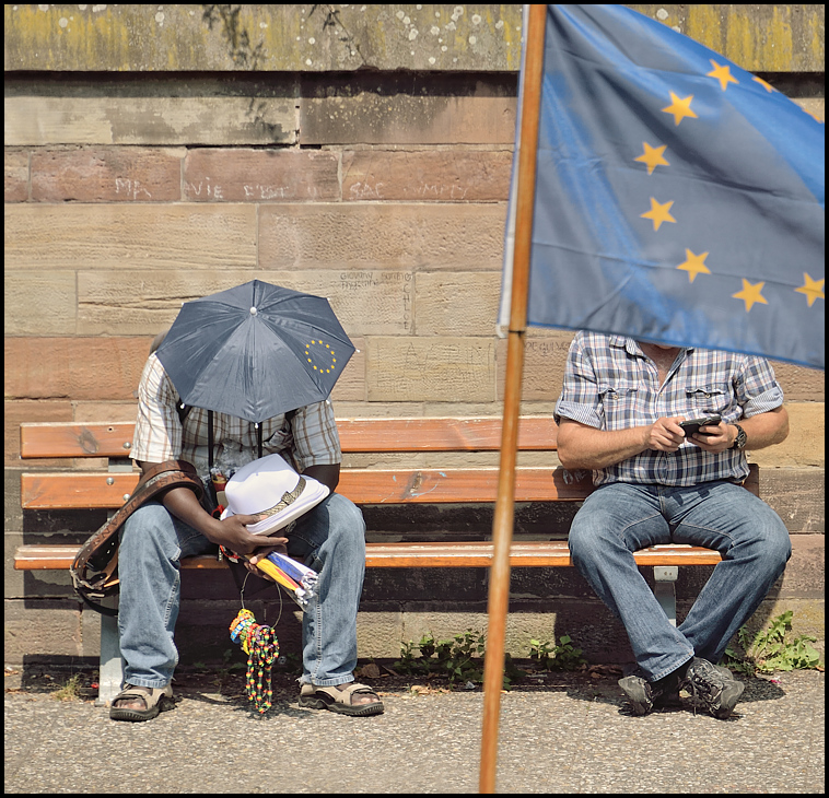 Der Rettungsschirm / Le parapluie européen