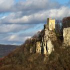 Der Reußenstein mit der Burgruine Reußenstein