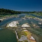 Der Rhein am Kraftwerk Rheinfelden (Hochrhein)