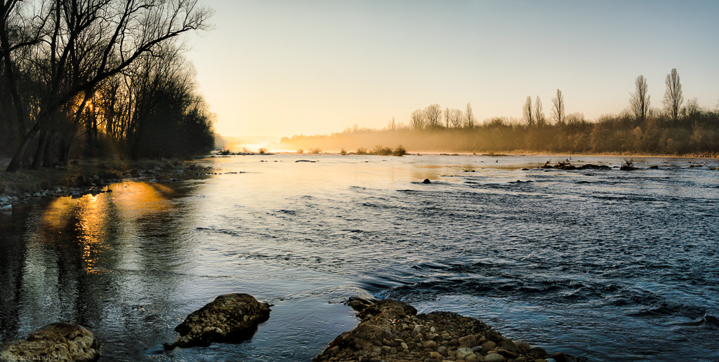 Der Rhein an den Isteiner Schwellen