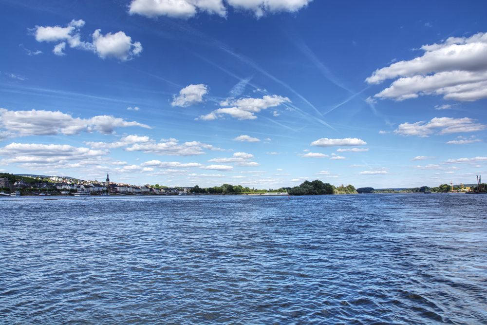 Der Rhein bei Bingen