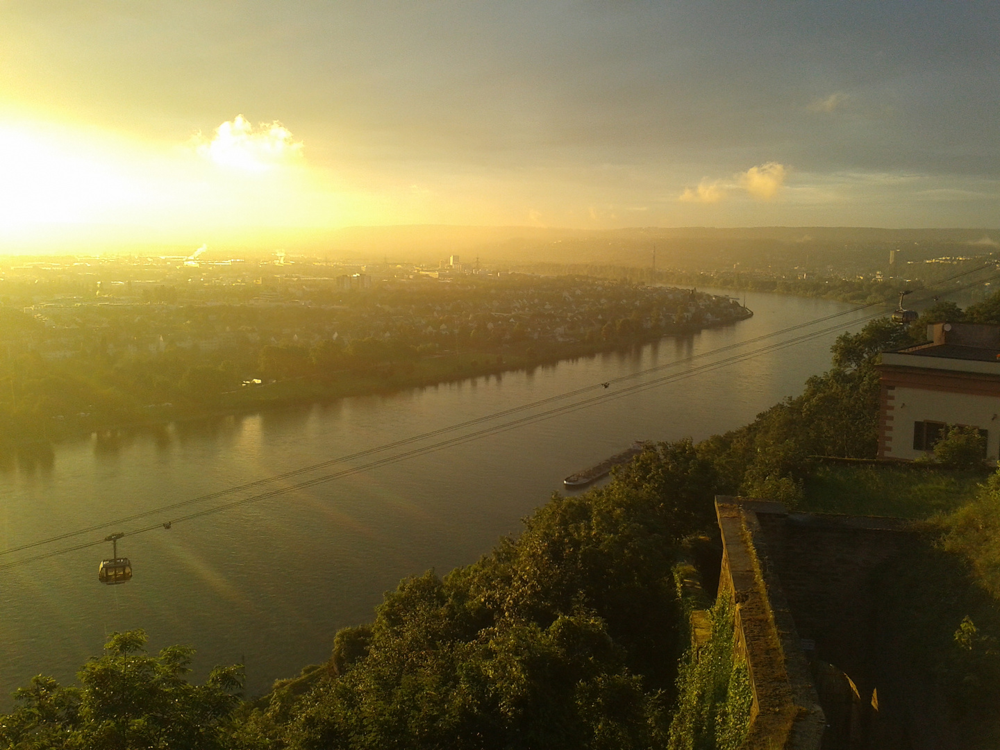 Der Rhein bei Ehrenbreitstein