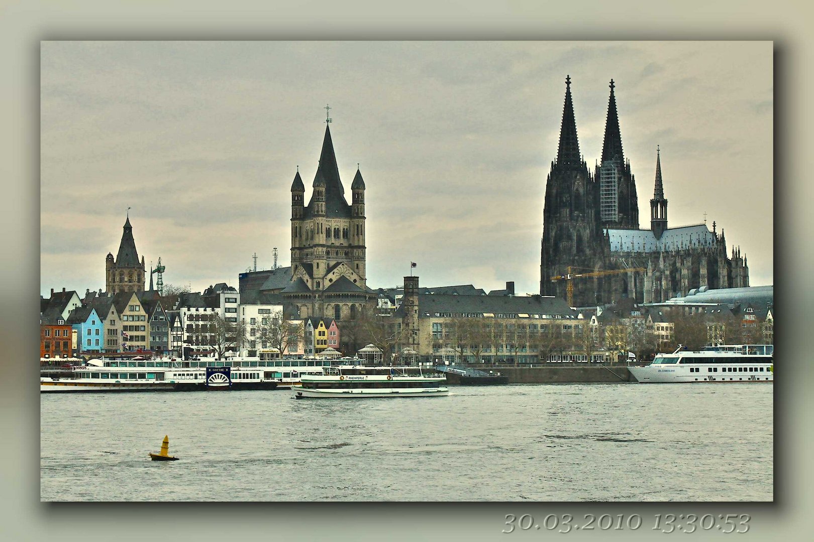 Der Rhein bei Köln