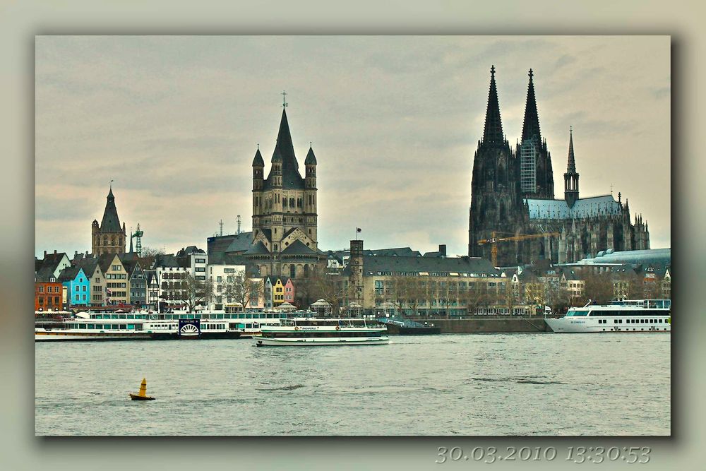 Der Rhein bei Köln