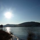 Der Rhein bei Sonne