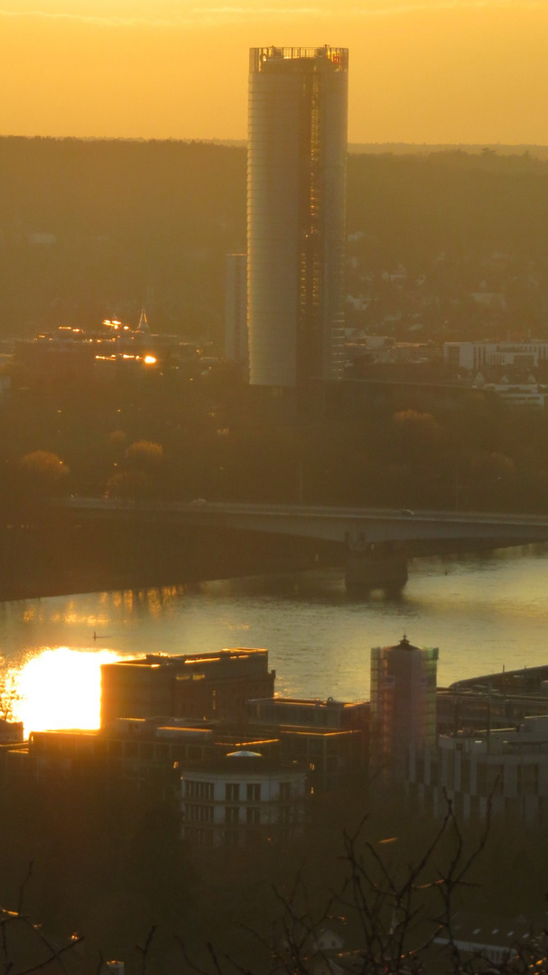 Der Rhein bei Sonnenschein ...