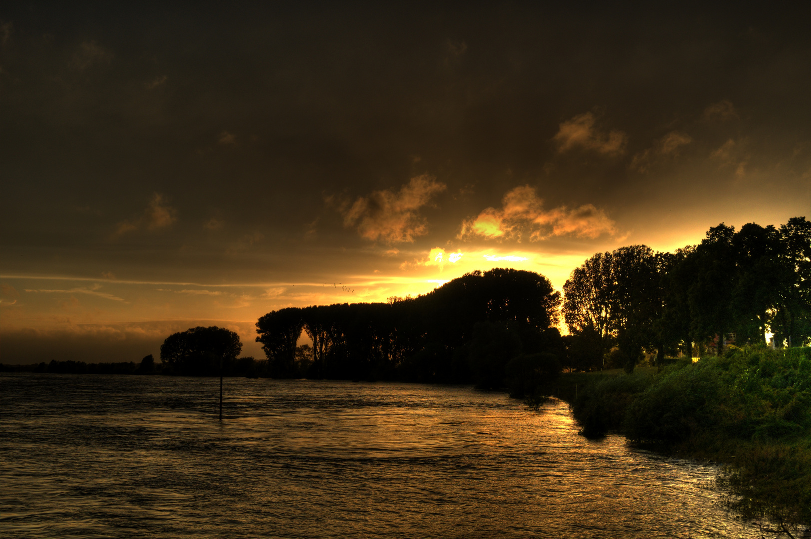 der Rhein bei Wesel