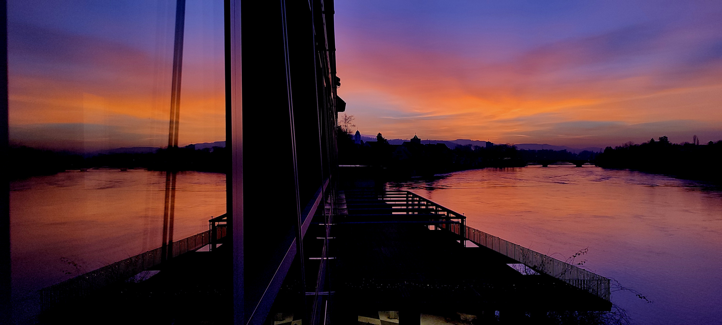 der Rhein brennt in Rheinfelden