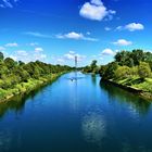 Der Rhein-Herne-Kanal in Gelsenkirchen