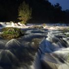 Der Rheinfall bei Nacht
