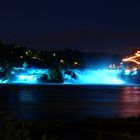 Der Rheinfall bei Nacht