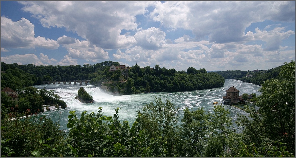 Der Rheinfall bei Neuhausen (Schaffhausen)