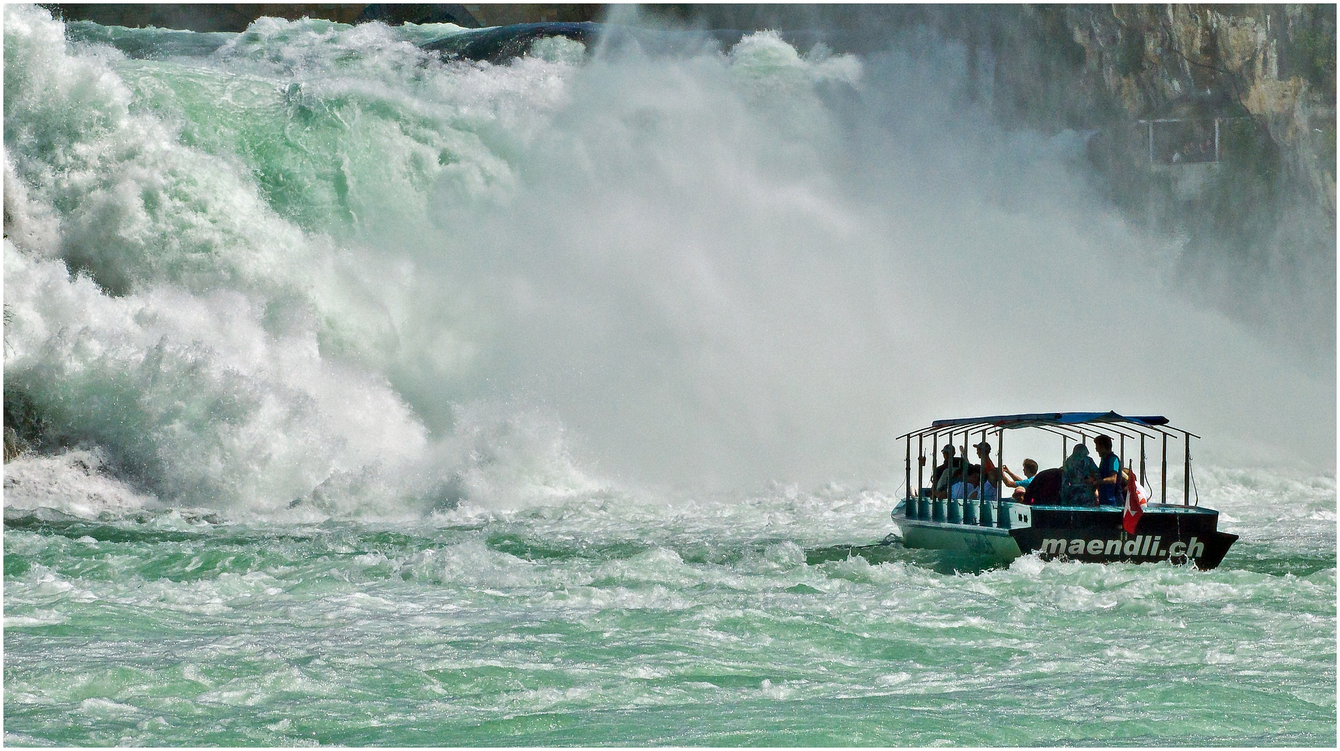 Der Rheinfall bei Schaffhausen