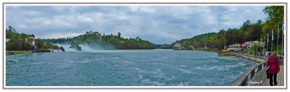 Der Rheinfall bei Schaffhausen