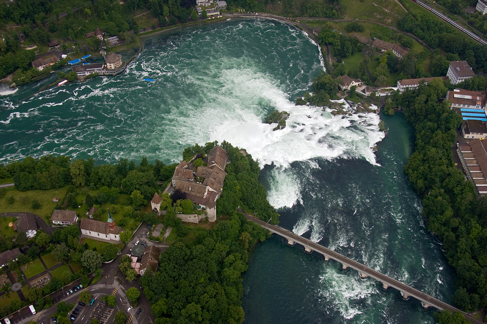 Der Rheinfall in Schaffhausen