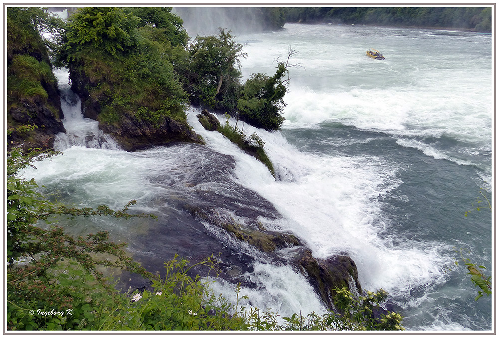 Der Rheinfall in Schaffhausen - diesmal "ganz nah"