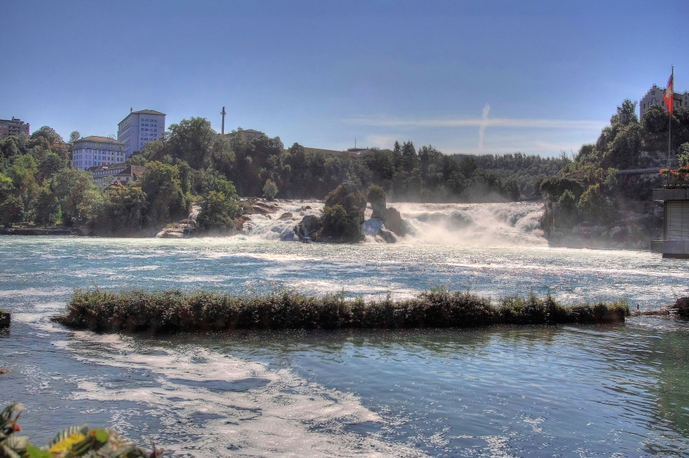 Der Rheinfall in Schaffhausen ( Schweiz)