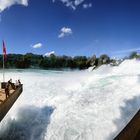 ... der Rheinfall von der Südseite ...