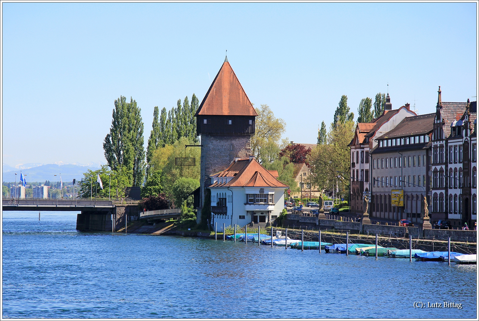 Der Rheintorturm von Konstanz