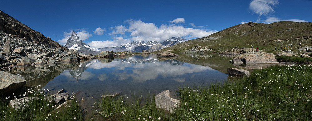 Der Riffelsee bei Zerrmatt