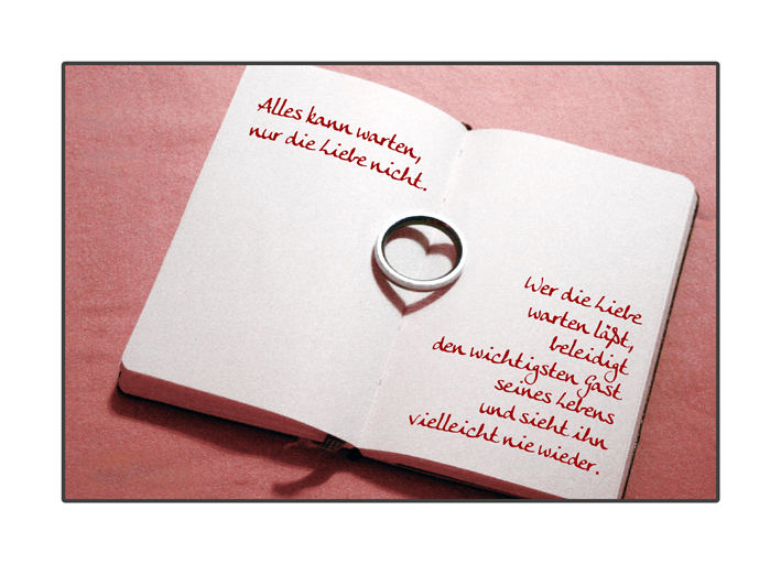 Der Ring Der Liebe Foto Bild Emotionen Liebe A W Z Bilder Auf Fotocommunity