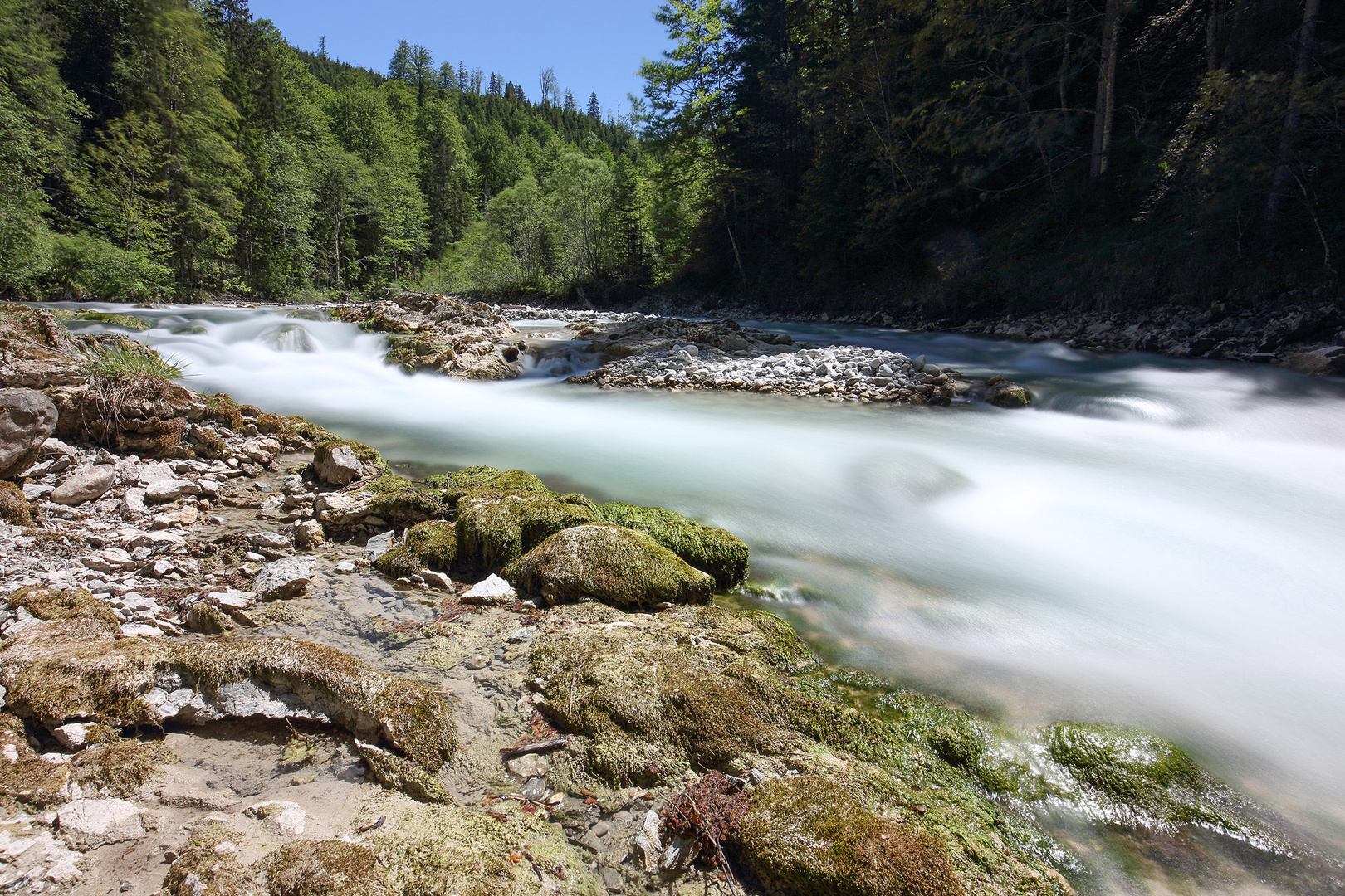 Der Rißbach bei Vorderiss