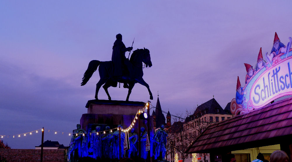 Der Ritt über den Weihnachtsmarkt