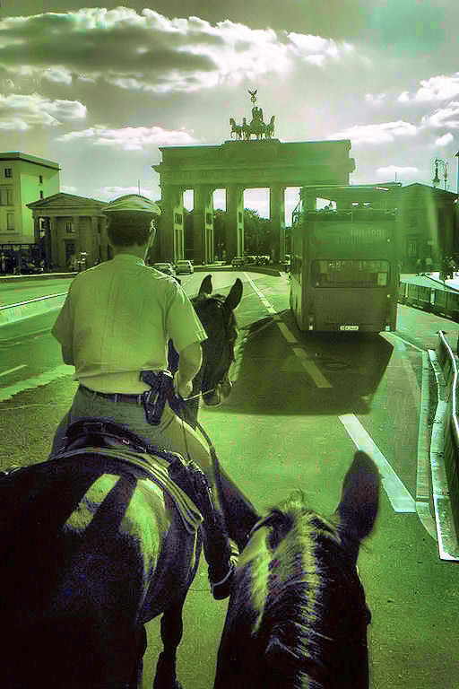 der Ritt zum Brandenburger Tor