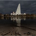 der Roche-Turm in Kleinbasel