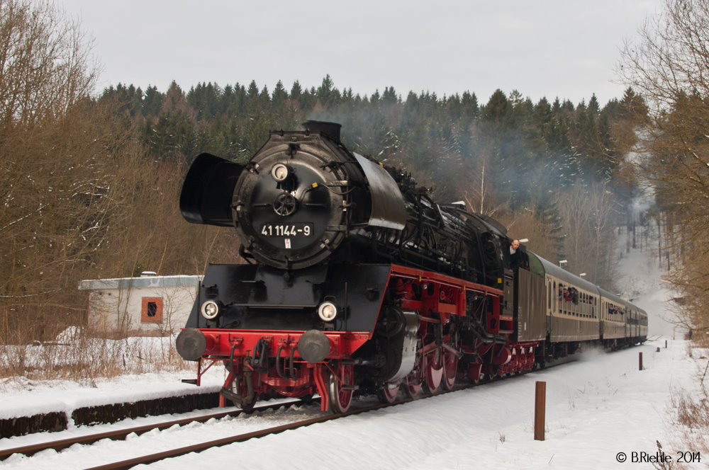 Der rodelnde Blitz in Benshausen im Jahr 2014