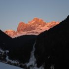 Der Rosengarten im Alpenglühen