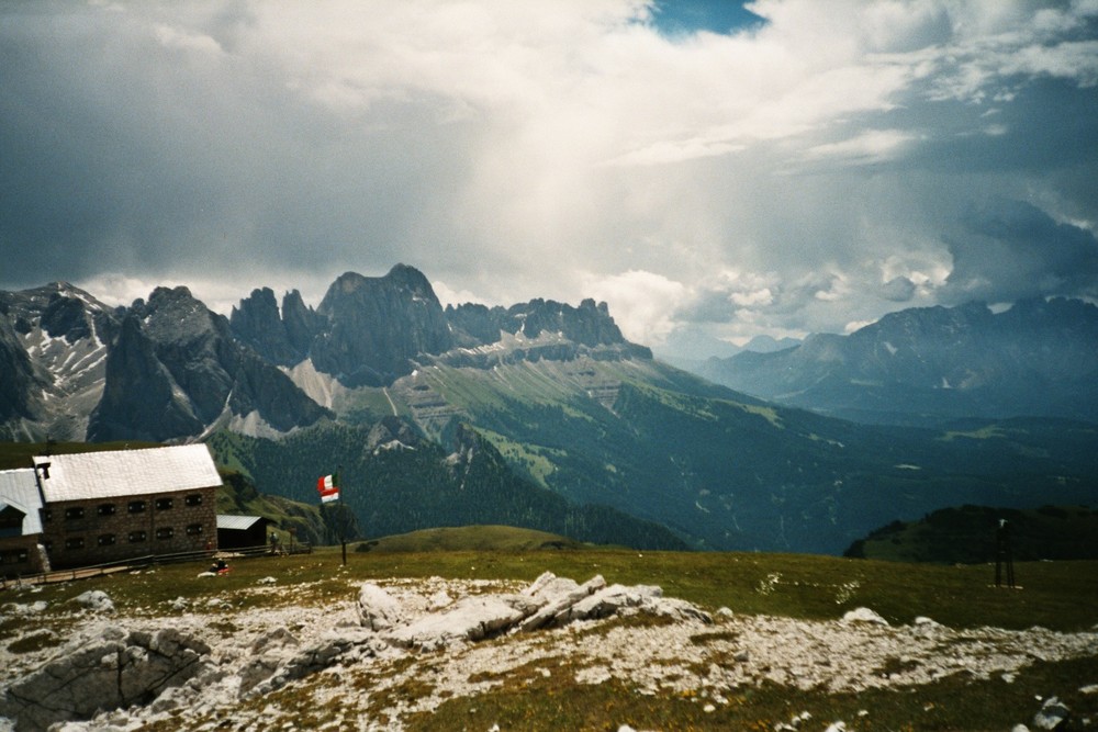 Der Rosengarten in den Dolomiten