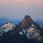 Der Roßstein im ersten Tageslicht