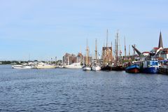 Der Rostocker Stadthafen zur Hanse Sail 2017