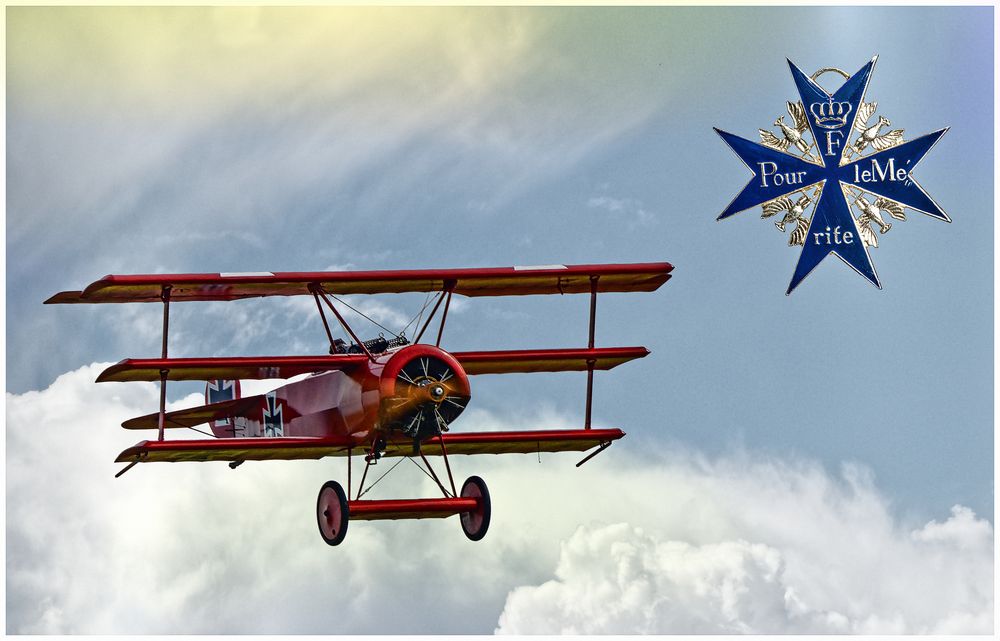 Der rote Baron ! Foto & Bild  airplane, luft, verkehr Bilder auf