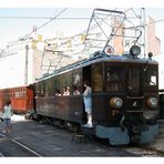 Der "Rote Blitz" im Bahnhof von Palma