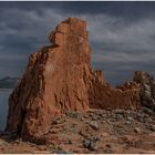 der rote felsen von Arbatax