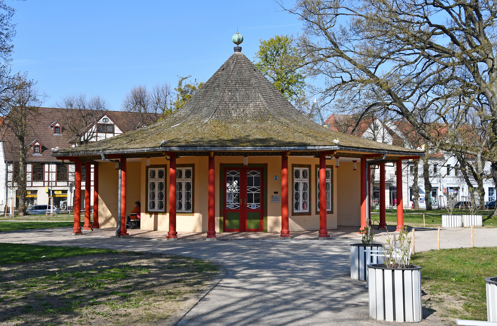 Der Rote Pavillon im Kamp von Bad Doberan