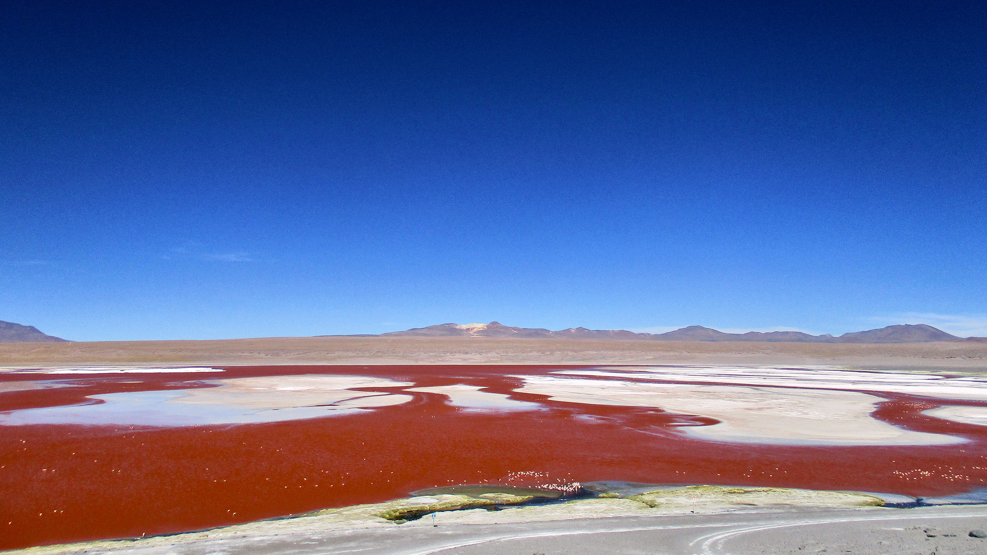 Der rote See, Bolivia.