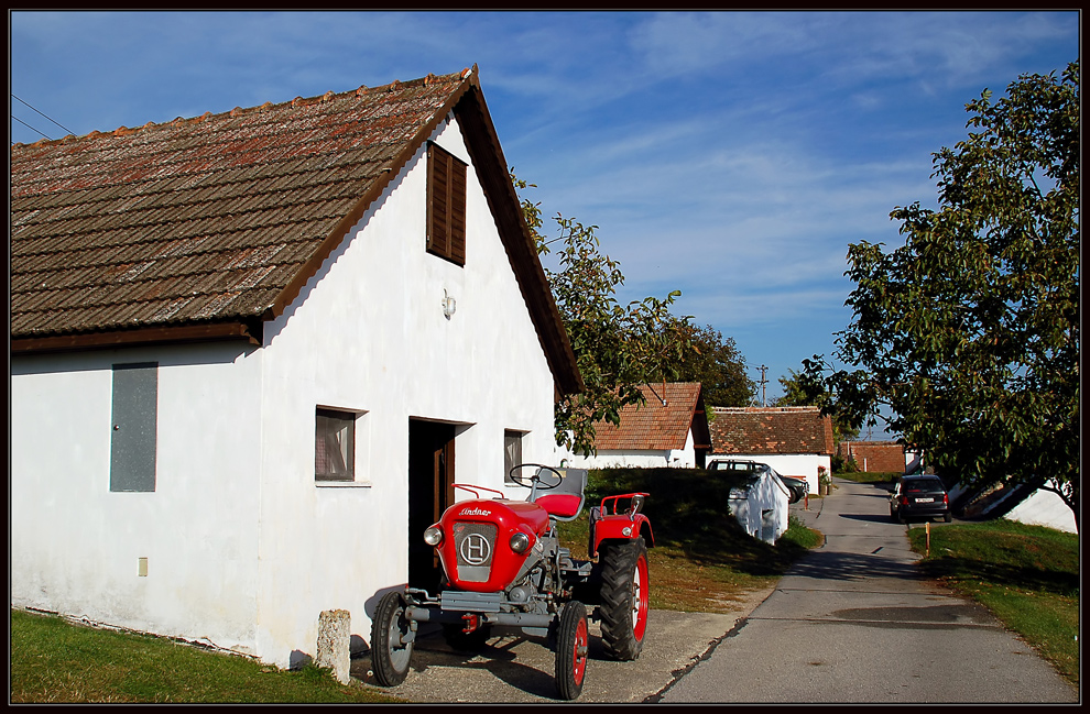 Der rote Traktor...